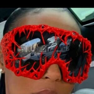 Stylish Red and Black Women's Sunglasses